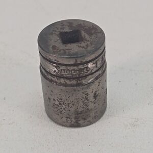 Snap-on A116 3/8" Drive 1" SAE 6 Point Shallow Chrome Socket